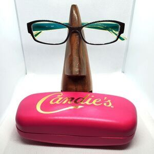 Candie's Debbie Brown & Blue Prescription Glasses Frames & Case